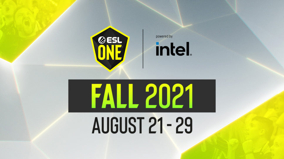 The wait for a Dota 2 Event is over! ESL One Fall 2021 announced for 21-29 August cover image