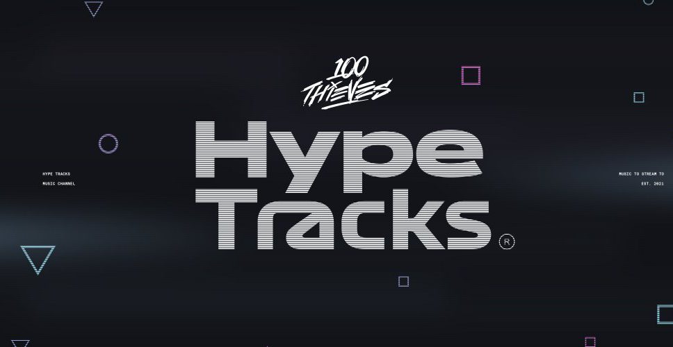 100 Thieves releases Hype Tracks, three albums worth of DMCA-free playlists for streamers cover image