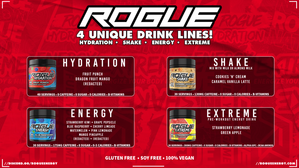 Rogue energy drinks