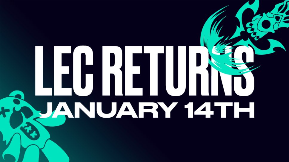 LEC 2022 Spring Split returns on January 14 but its Online cover image