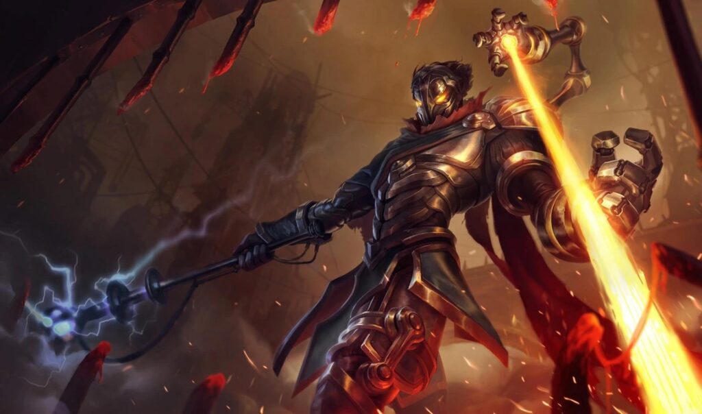 Viktor splash art in League of Legends (Image via Riot Games)