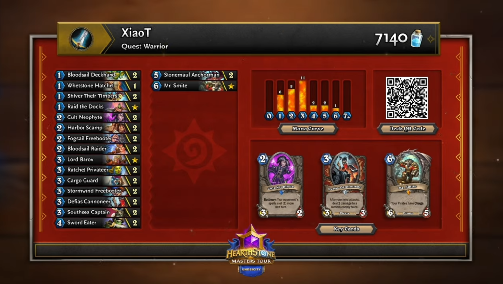 XiaoT's Quest Warrior deck