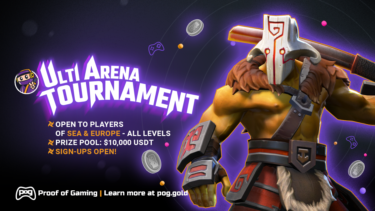 Ulti Arena announces its first grassroots Dota 2 online events for 10,000 USDT each (SEA and EU)
