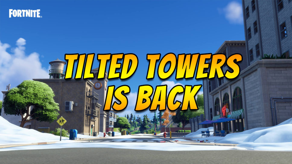 TILTED TOWERS IS BACK! Ninja, NickMercs and others celebrate the return of iconic Fortnite POI cover image