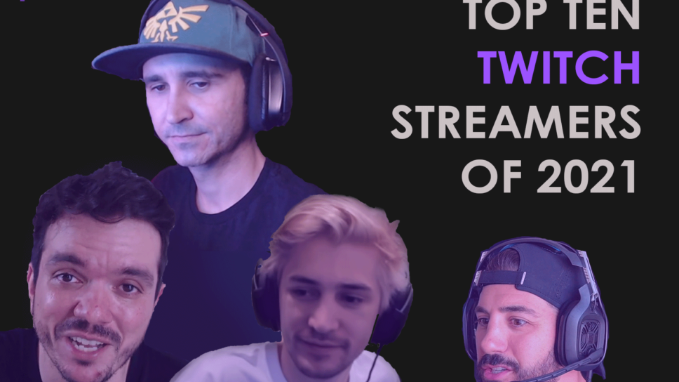 Top ten Twitch streamers of 2021 cover image
