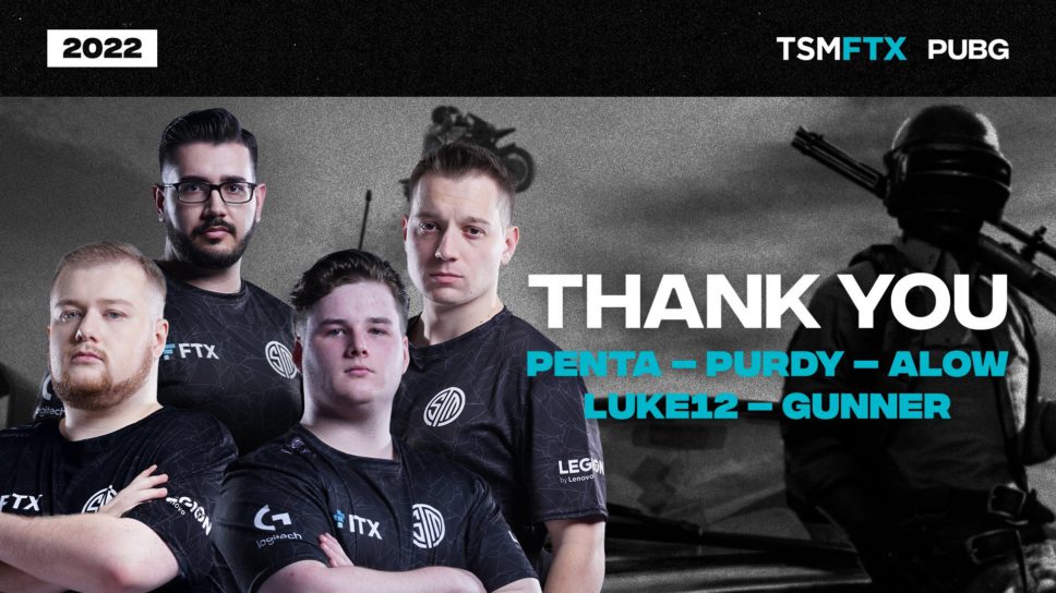 TSM leaves PUBG after five years – a bad sign for the game and another blow for the org cover image
