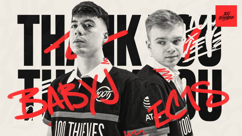 100 Thieves Valorant suddenly release BabyJ, Ec1s, grab JcStani and Bang on loan cover image