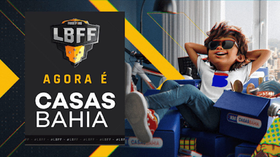 Casas Bahia é a mais nova patrocinadora da Liga Brasileira de Free Fire (LBFF) cover image