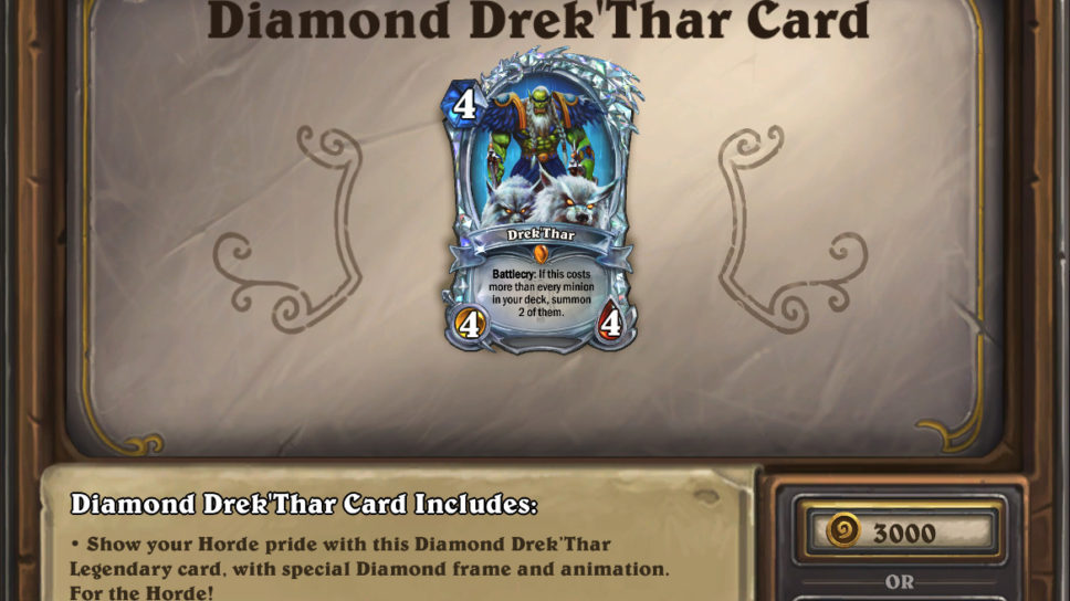 The Drek’thar problem in Hearthstone, is it not nerfed because of money? cover image