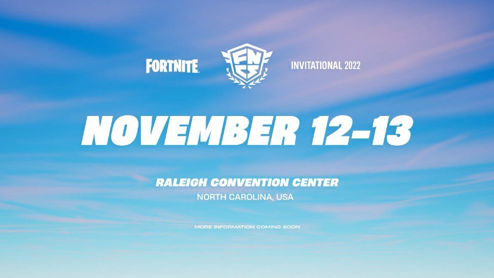 $1M Fortnite FNCS Invitational 2022 set for Raleigh in November cover image