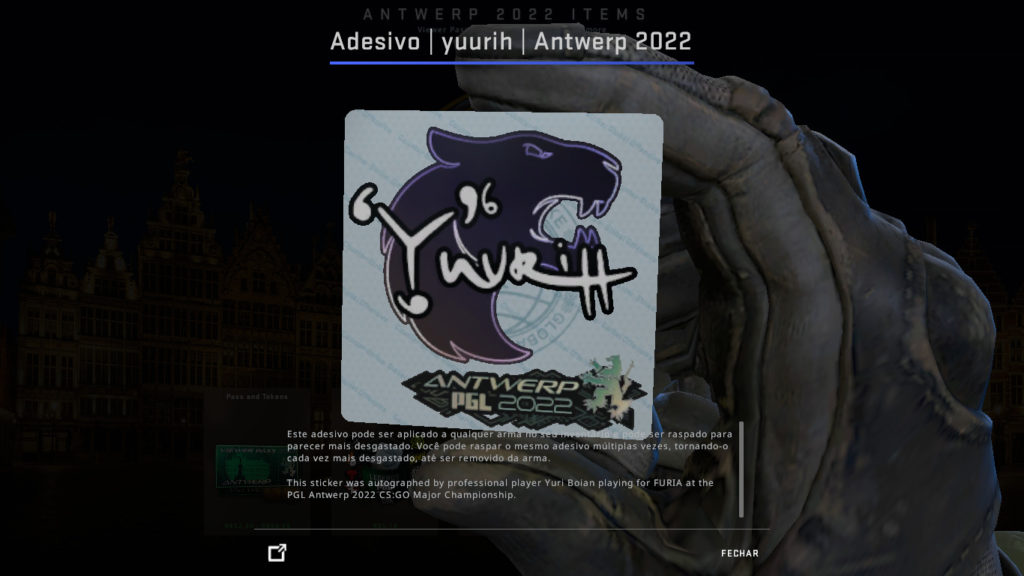 Adesivo do yuurih - Foto: Reprodução/Valve