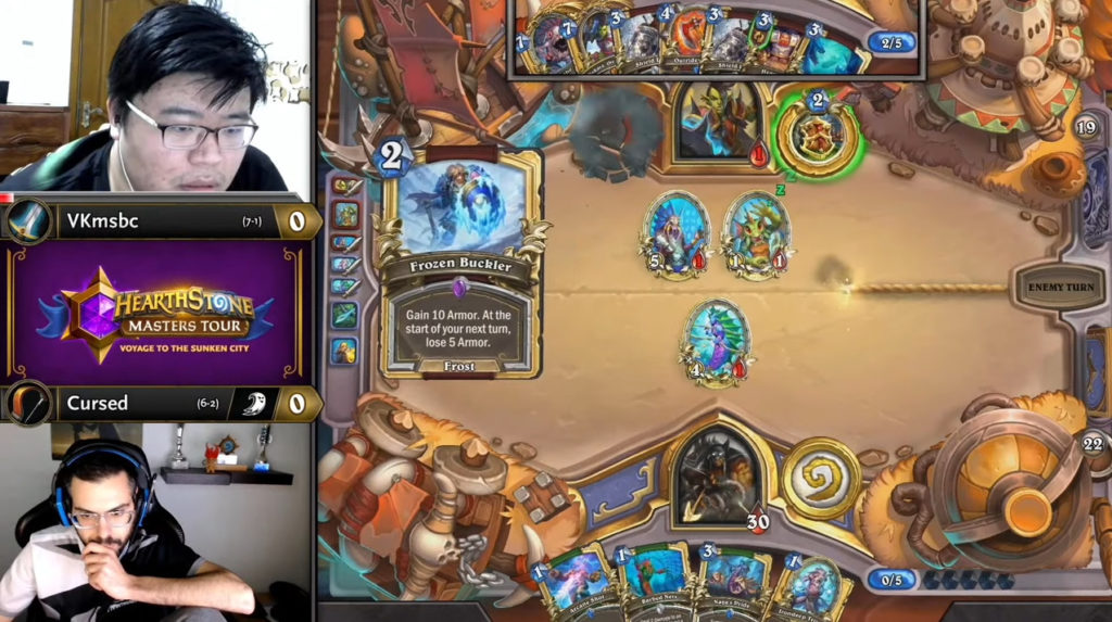 VKmsbc’s Control Warrior versus Cursed's Face Hunter