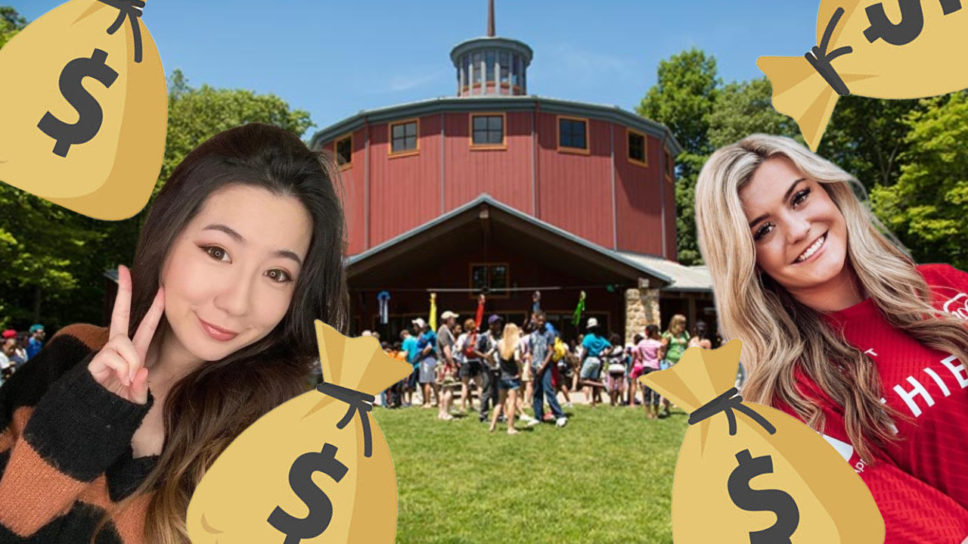 Streamers BrookeAB and fuslie kick off the 2022 Travelers Championship, raising money for charity cover image
