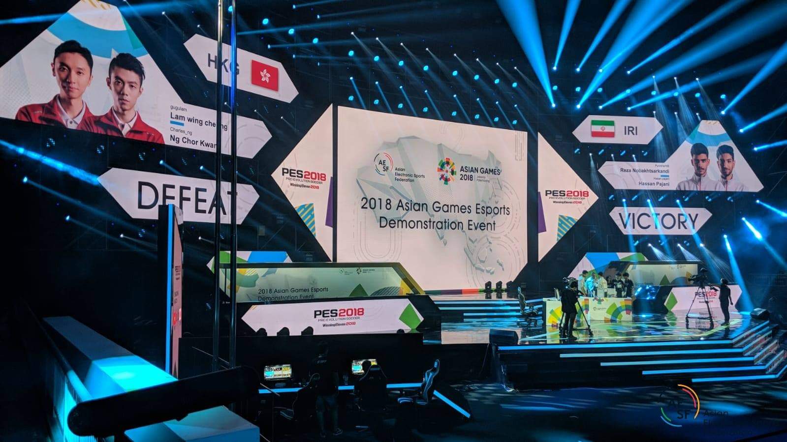 A still from esports in the Asian Games 2018