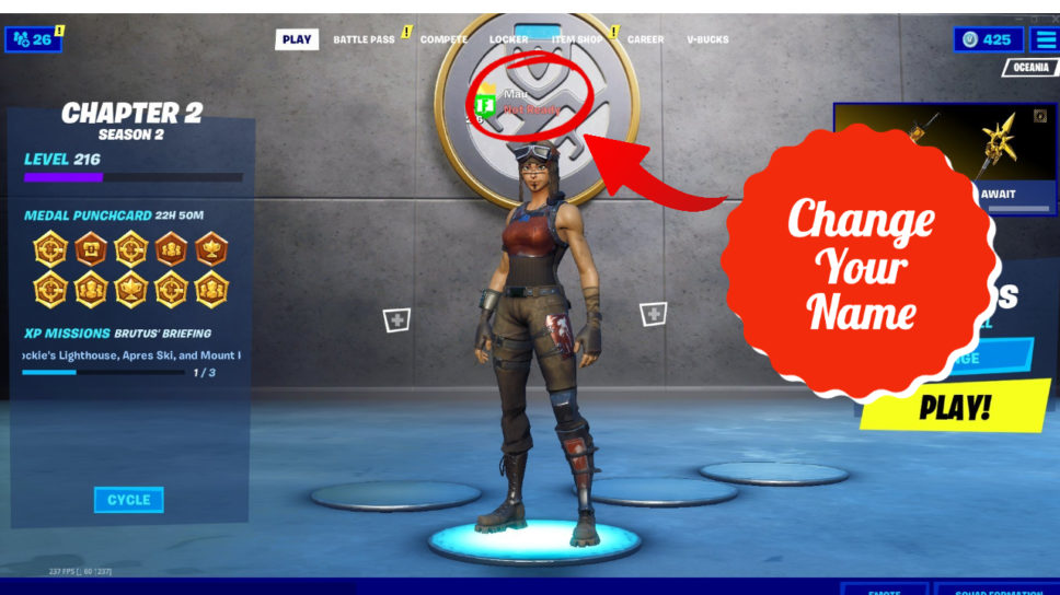 How to change your name on Fortnite cover image