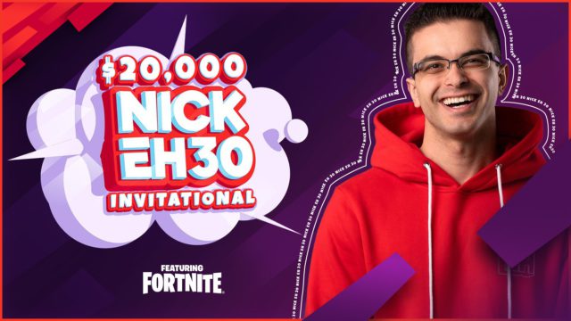 Nick Eh 30 announces $20k Fortnite Zero Build invitational (July 2022) preview image