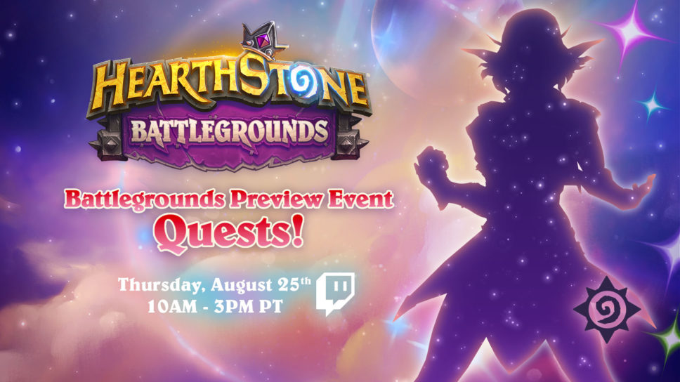 When and where to watch the Hearthstone Battlegrounds Season 2 Preview event featuring 40 streamers from 5 regions cover image