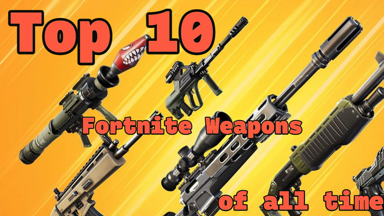 Evolution of All Fortnite Sniper Rifles (Chapter 1 Season 1