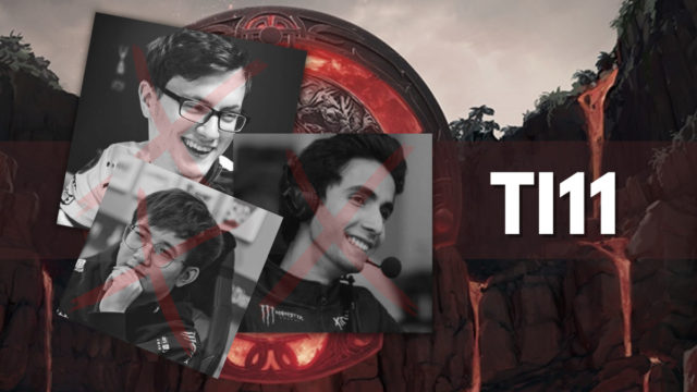 Notable teams and players missing from TI11 preview image