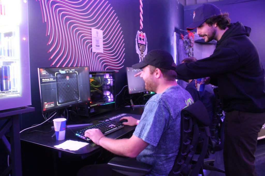 Attendees at the League of Legends event