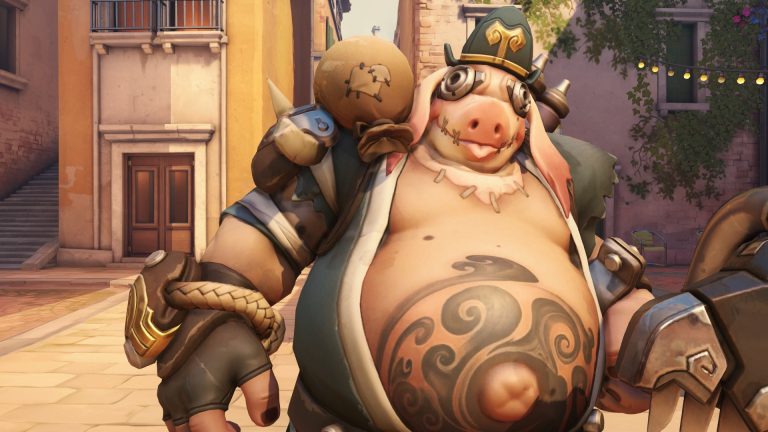 Roadhog bares it all in Overwatch 2 design, leaving fans shaking and crying cover image