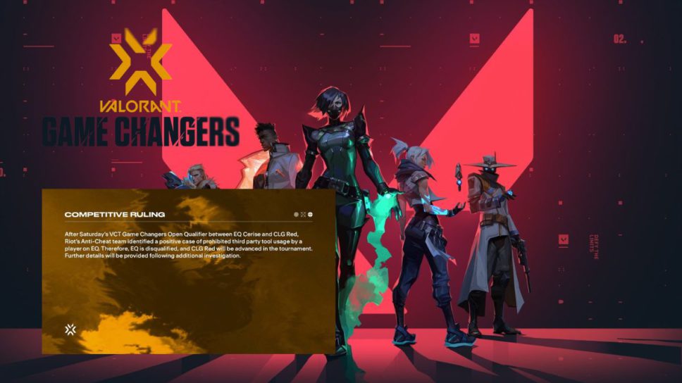 VCT Game Changers: Riot disqualify EQ Cerise, players leave org cover image