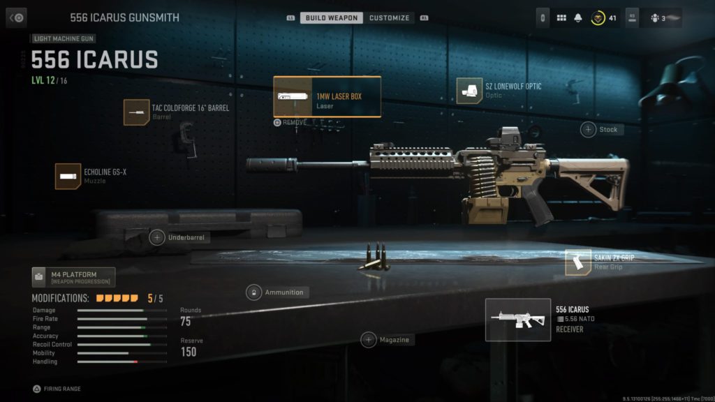 Five simple and easy to unlock attachments make for a very deadly LMG in MW2 (Image via esports.gg)