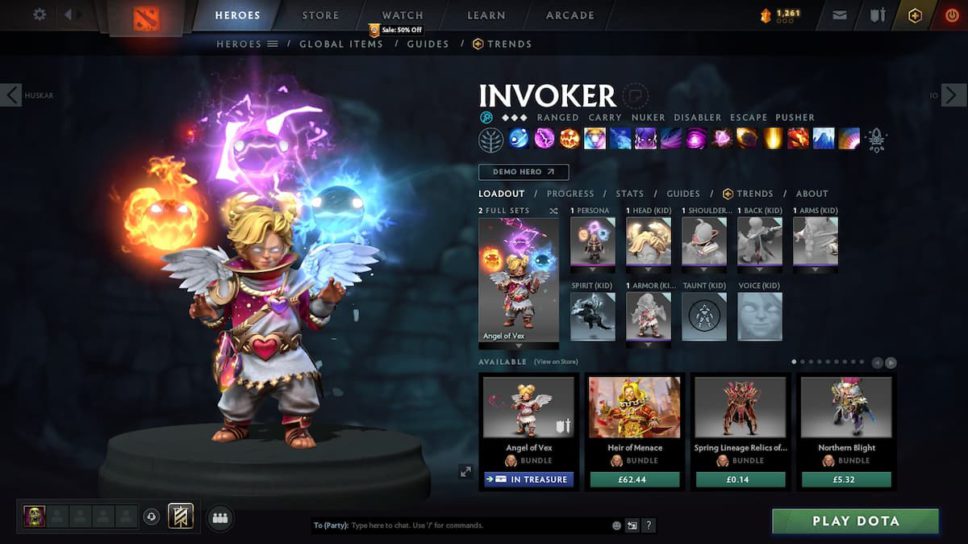 Free Invoker Persona? – The Angel of Vex Collector’s Cache set for Dota 2 cover image