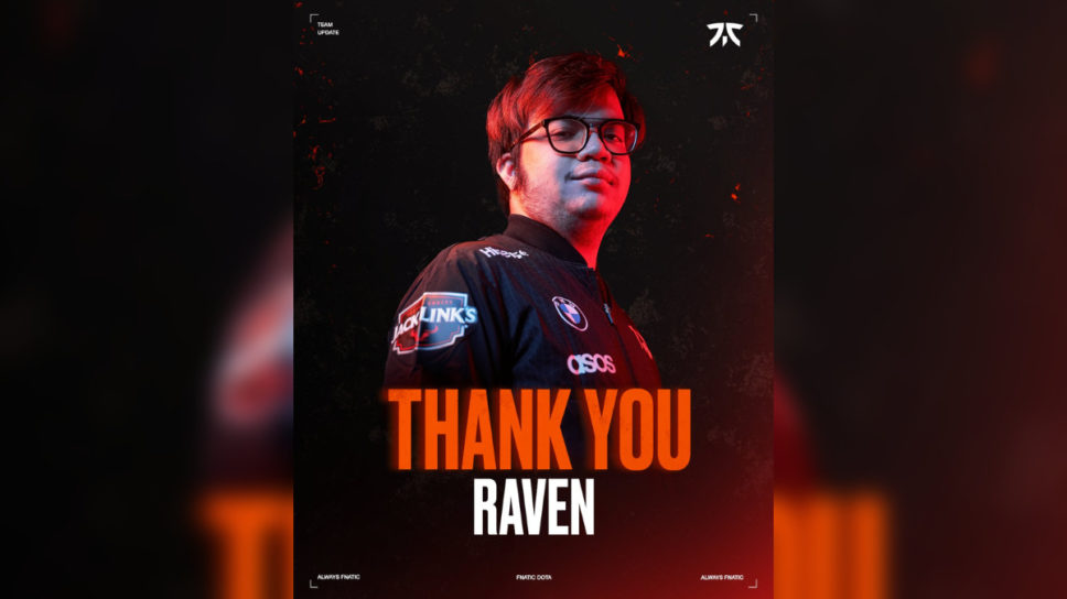 Fnatic parts ways with Raven after 2 years cover image