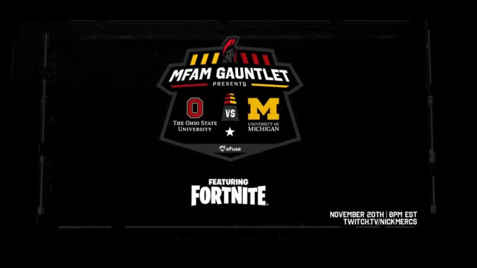 Ohio State & Michigan rivalry heats up with $50K MFAM Fortnite tournament cover image