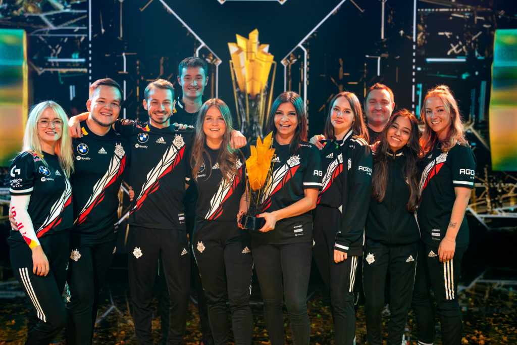 G2 Gozen after winning the Game Changers Championship (Image via Michal Konkol and Riot Games)