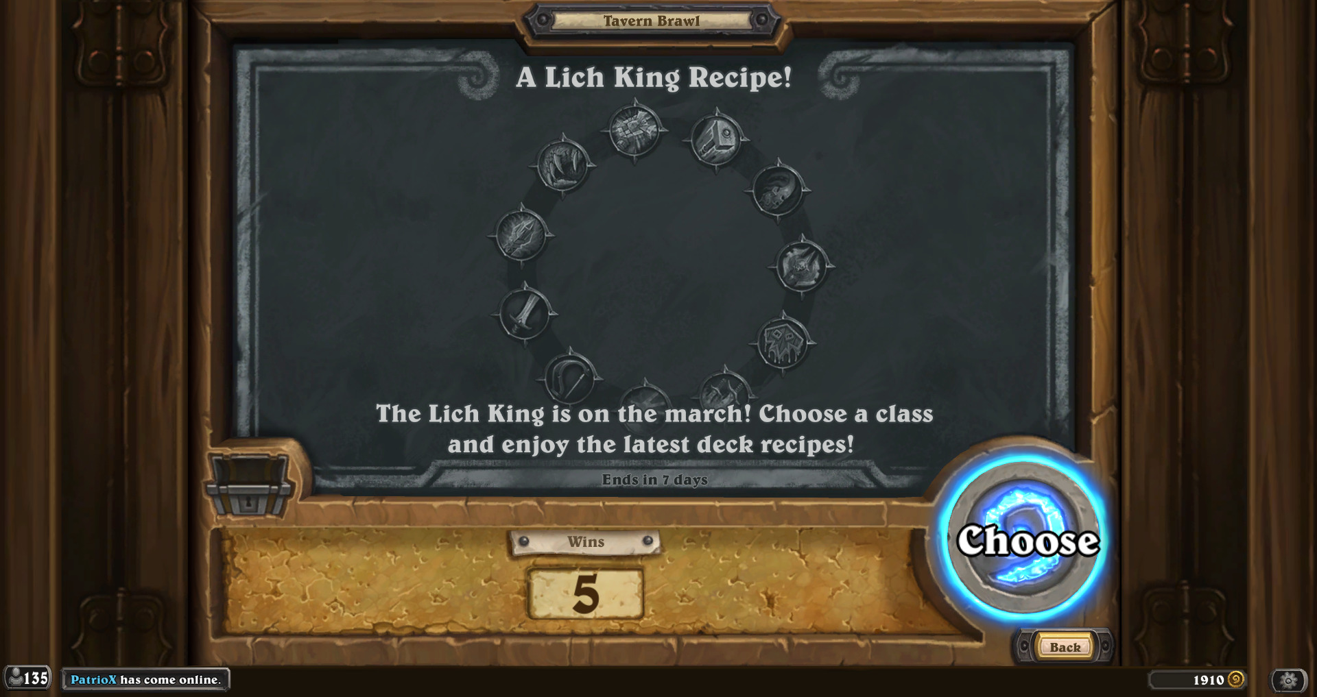 Try out 13 March of the Lich King Hearthstone decks for free with “A