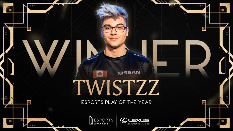 FaZe Clan’s Twistzz wins Esports Play of the Year at 2022 Esports Awards cover image