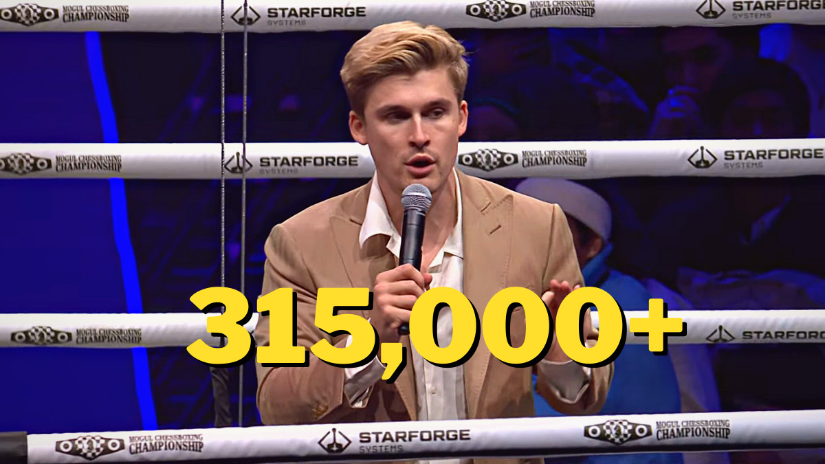 Ludwig's Mogul Chessboxing Championship breaks all-time viewership record  on his channel