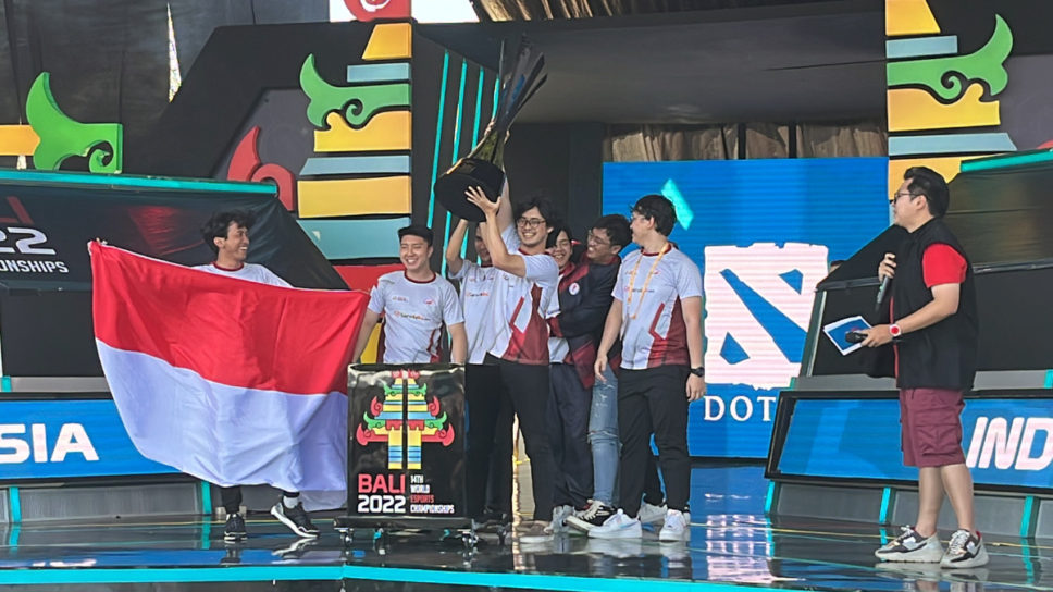 Team Indonesia are the IESF 14th World Esports Championship Bali 2022 Dota 2 champions cover image