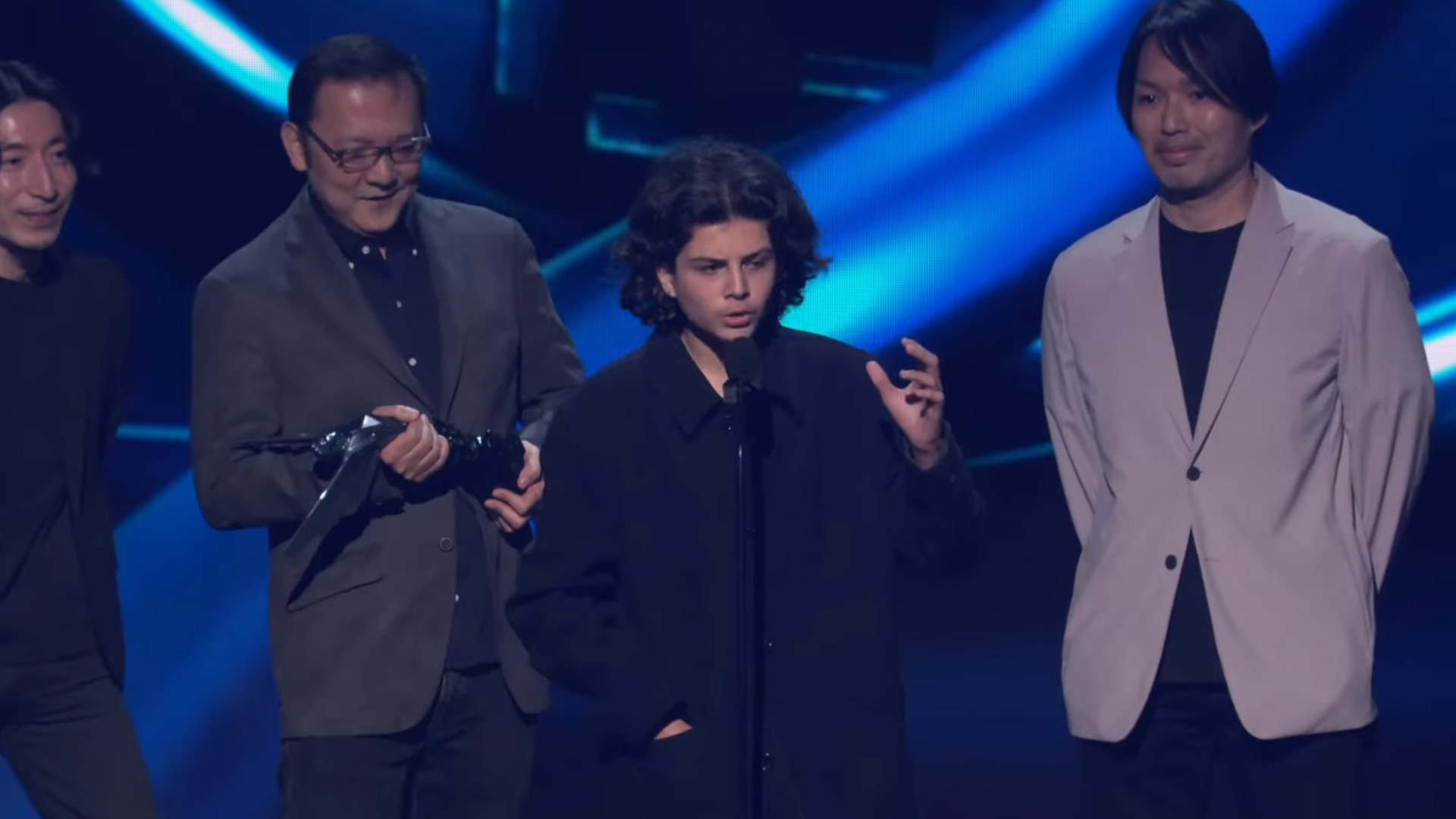 The Game Awards Bill Clinton kid has history of stunts