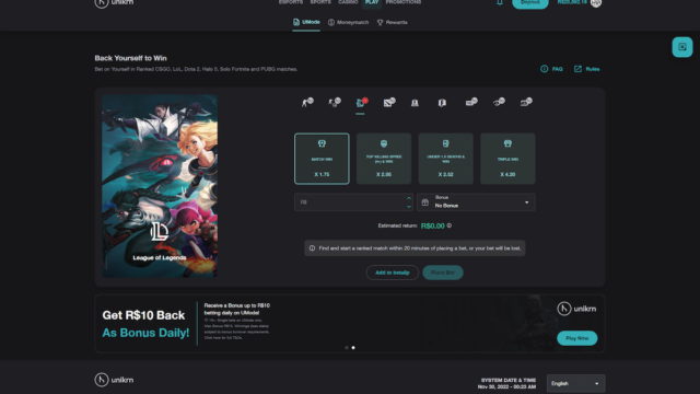 Unikrn and Entain to launch the most expansive esports betting platform around preview image