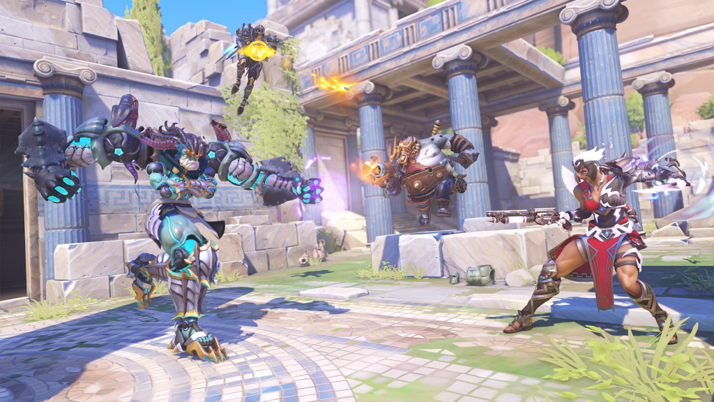 Overwatch 2 Battle for Olympus screenshot (Image via Blizzard Entertainment)