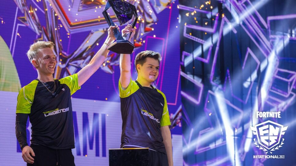 FNCS Invitational winning team ‘Become Legends’ won’t compete in Fortnite this year cover image