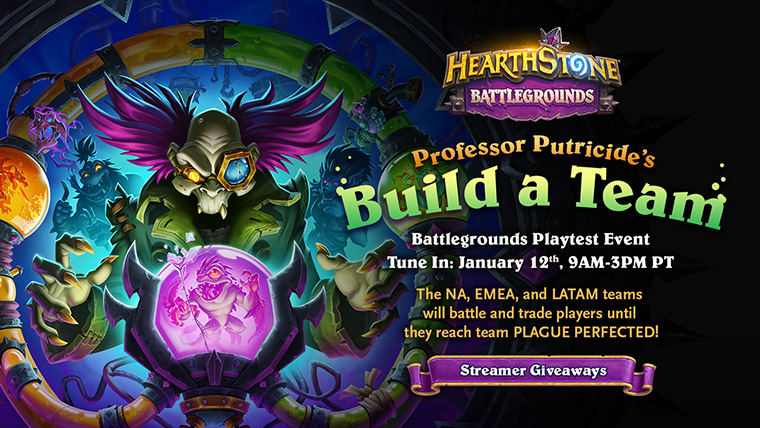 Professor Putricide's Build a Team event (Image via Blizzard Entertainment)