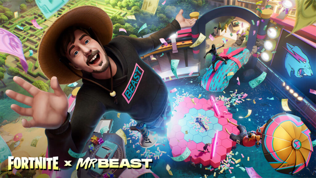 Fortnite event featuring MrBeast (Image via Epic Games)