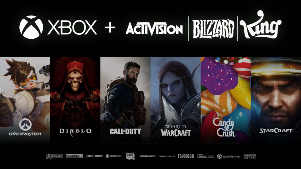 Activision-Blizzard are set to be acquired by Microsoft. Photo via Microsoft.