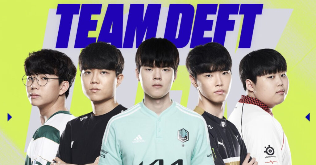 Team Deft - Image via LCK Twitter