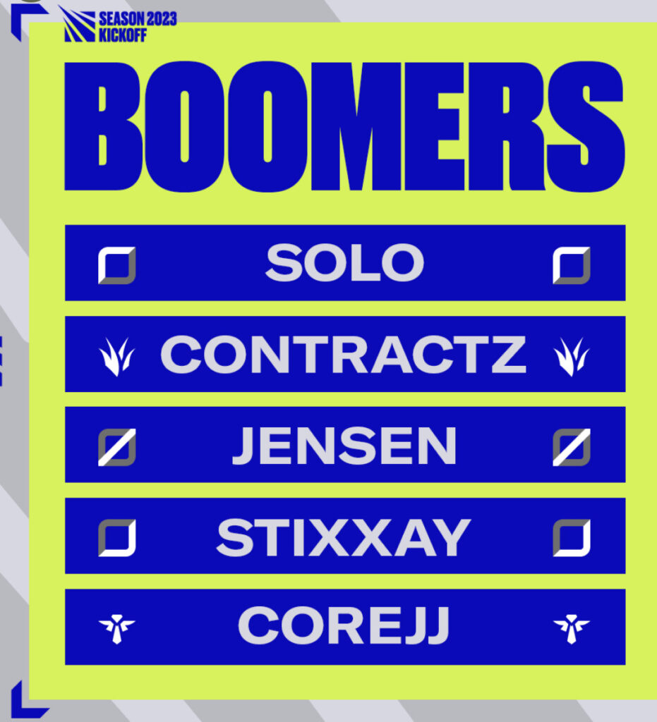 Team Boomers - Image via LCS Twitter