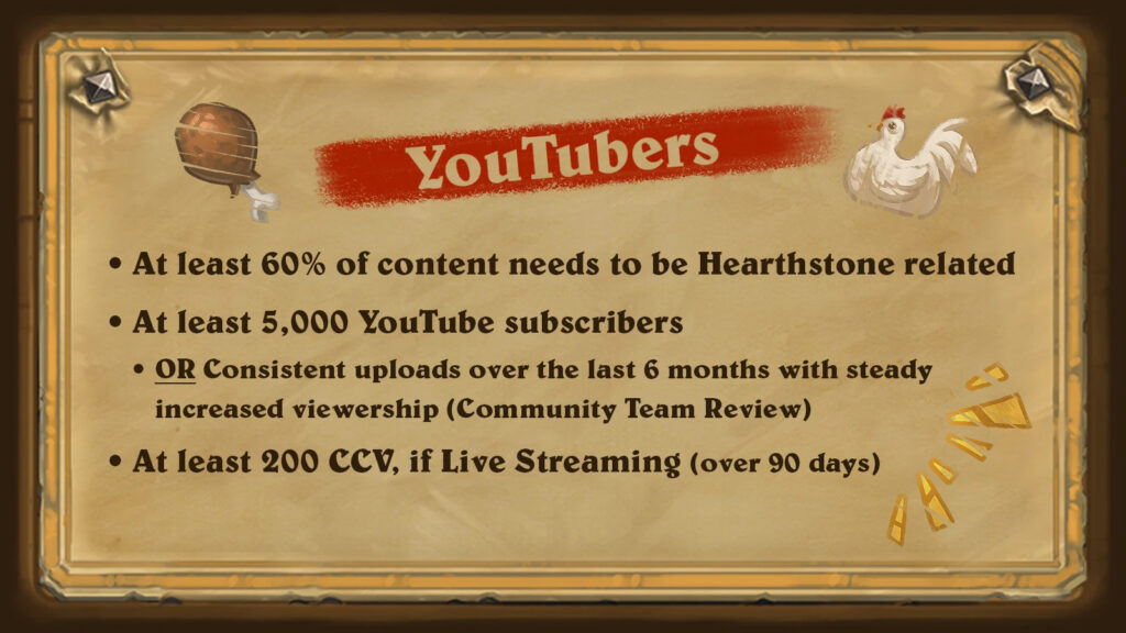 How to join the Hearthstone Creator Program as a YouTuber (Image via Blizzard Entertainment)