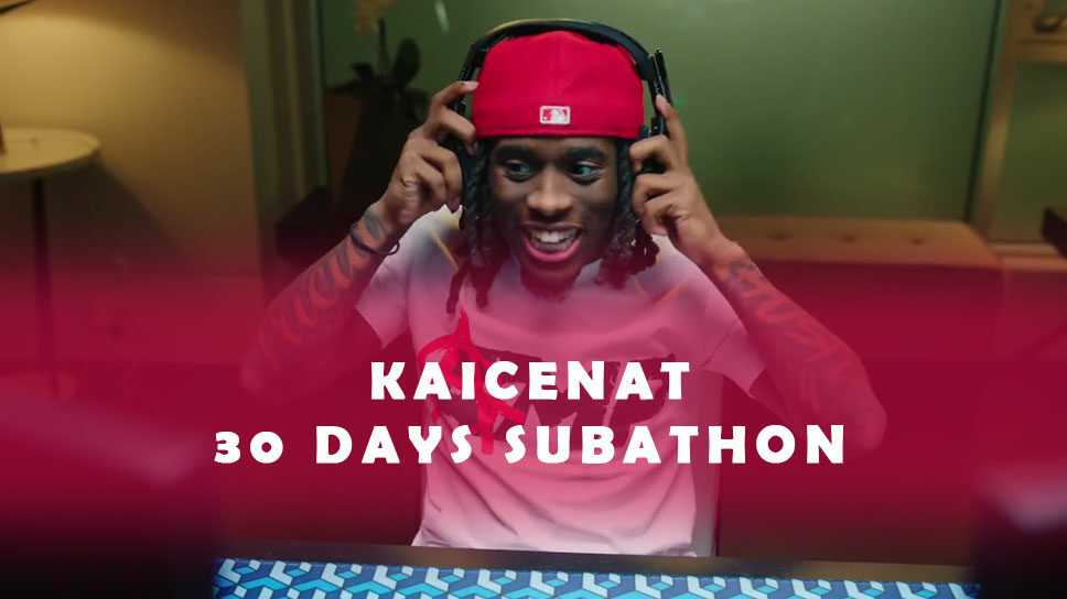 KaiCenat returns from Twitch ban for his 30-day subathon cover image