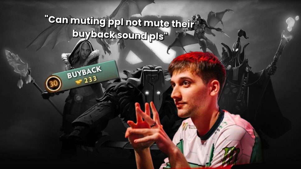 Arteezy lets us know that muting people in Dota 2 shouldn’t mute their buyback cover image