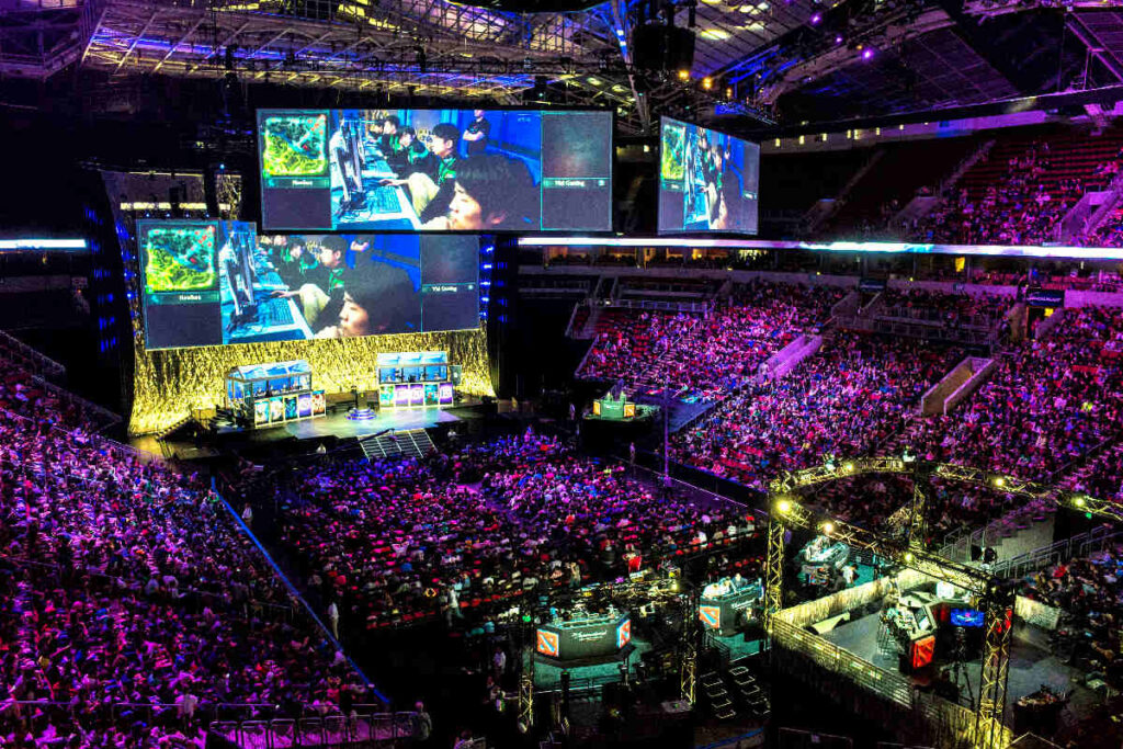 The International 2014, which was held in Seattle, Washington (Image via Valve)