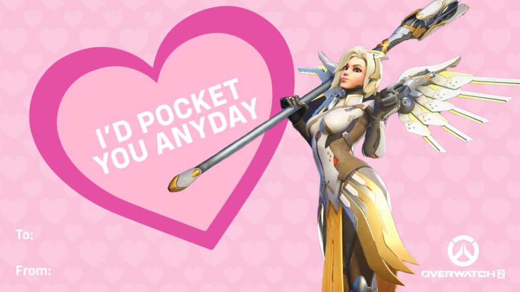 Mercy's Valentine's Day card (Image via Blizzard Entertainment)