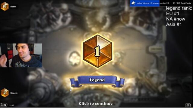 Norwis hits #1 Legend in every Hearthstone server! “The best players have already left the game” preview image